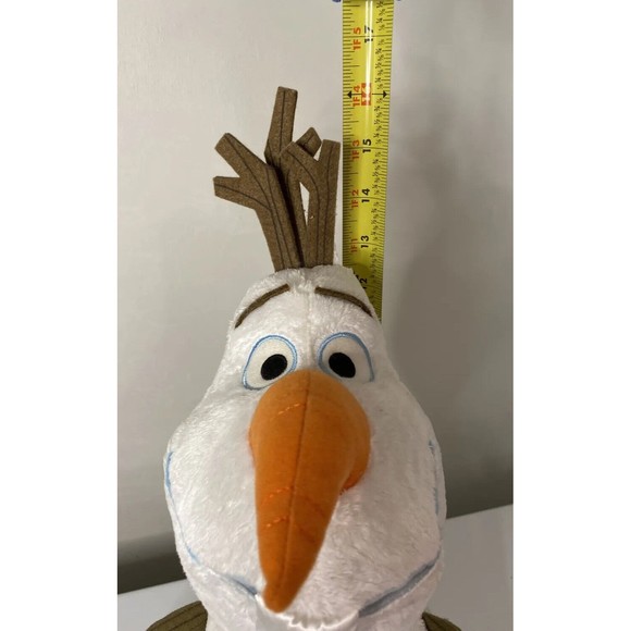 Frozen Olaf Plush Disney Store Genuine Authentic Stuffed Animal 16 in Snowman - Picture 14 of 14